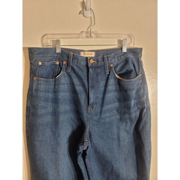 NWT Madewell Women's Baggy Straight Jeans Size 31 Indigo NH643 Y2K Cotton Hemp - Picture 5 of 7